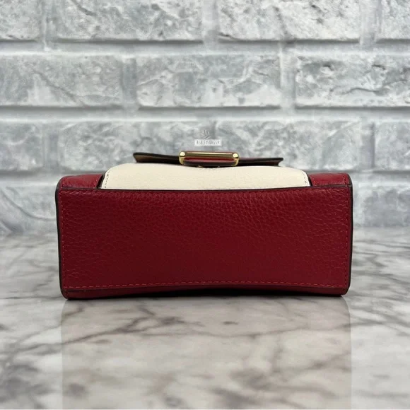 Coach Mini Pepper Crossbody Handbag In Colorblock Red Multi - Picture 6 of 11